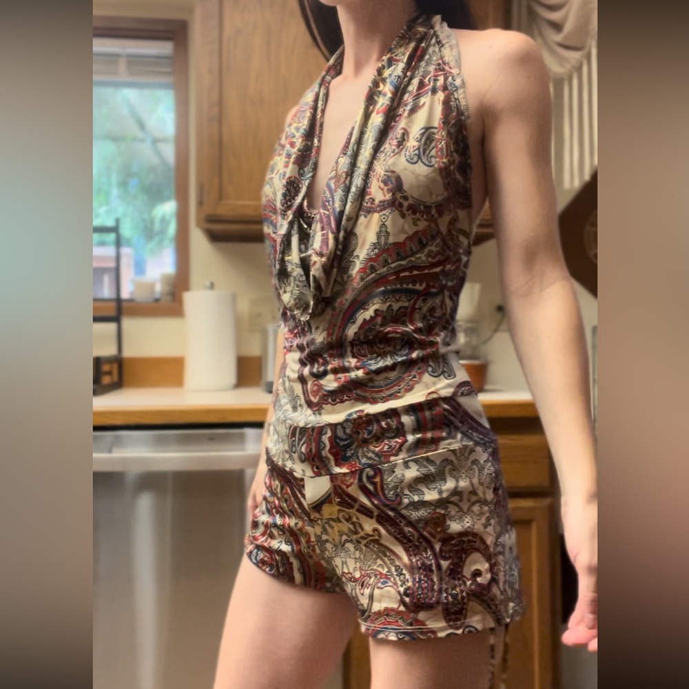Paisley Rave Romper